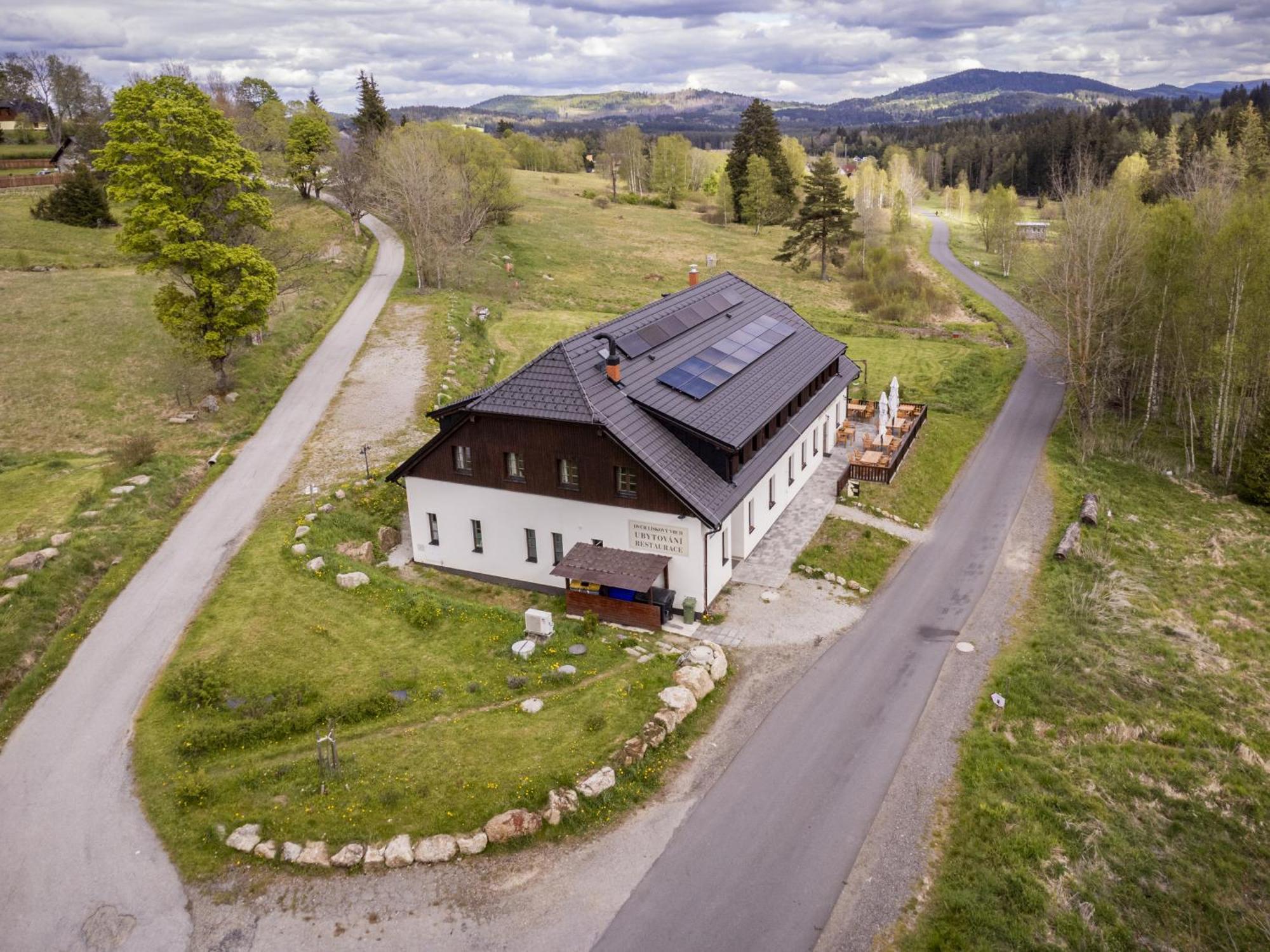 Hotel Dvůr Lískový vrch Strazny Exterior foto